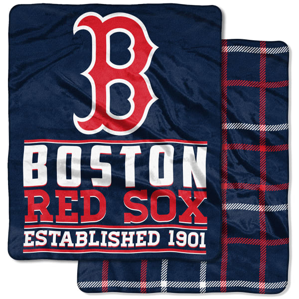 BOSTON RED SOX Double-Sided Cloud Throw Blanket