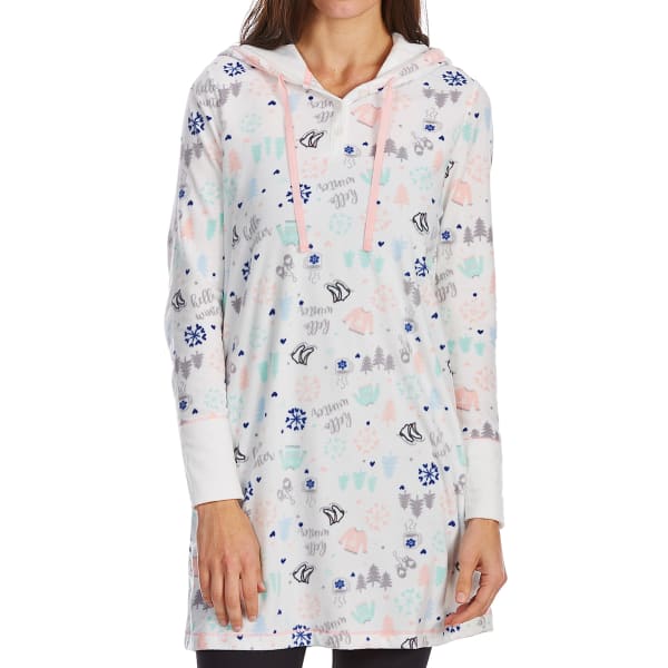 LAYLA Women's Hooded Sleep Shirt