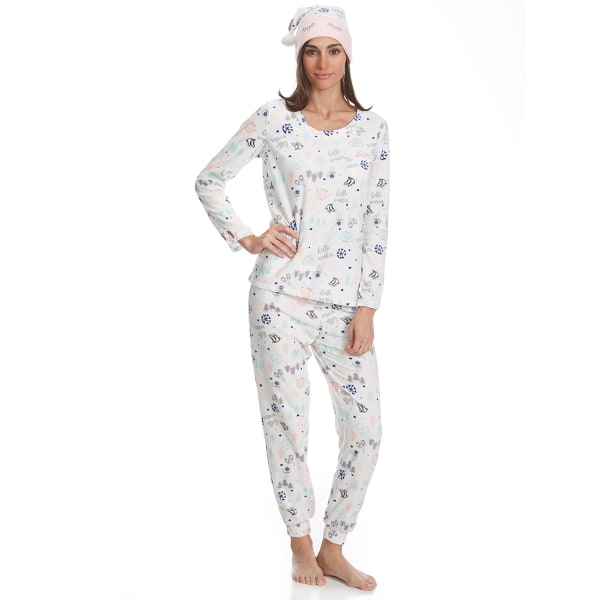 LAYLA Women's Jogger Pajama Set with Matching Hat