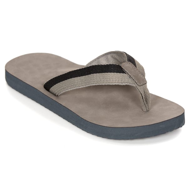 ISLAND SURF Men's Aptos Sandals, Grey/Black