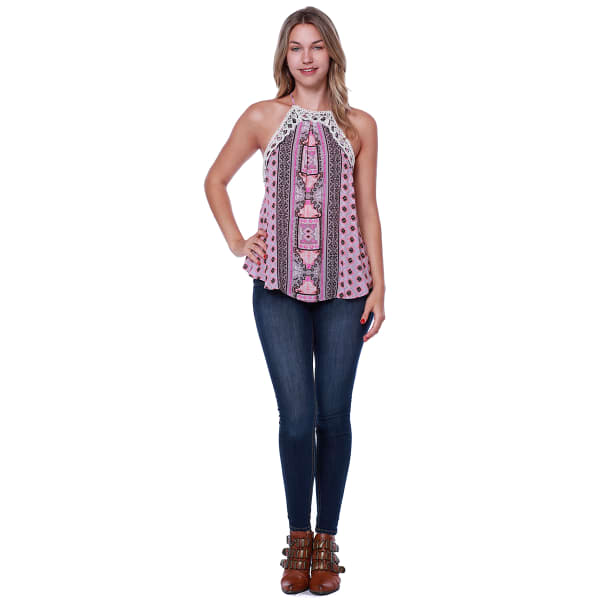 TAYLOR & SAGE Hi-Neck Printed Tank