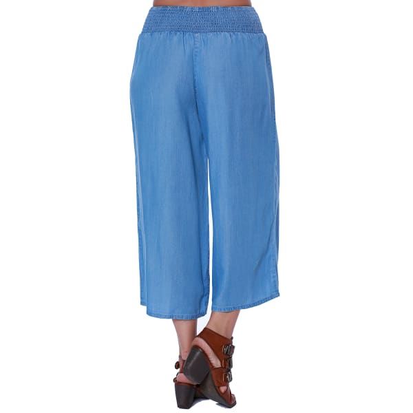 TAYLOR & SAGE Juniors' Chambray Palazzo Pants