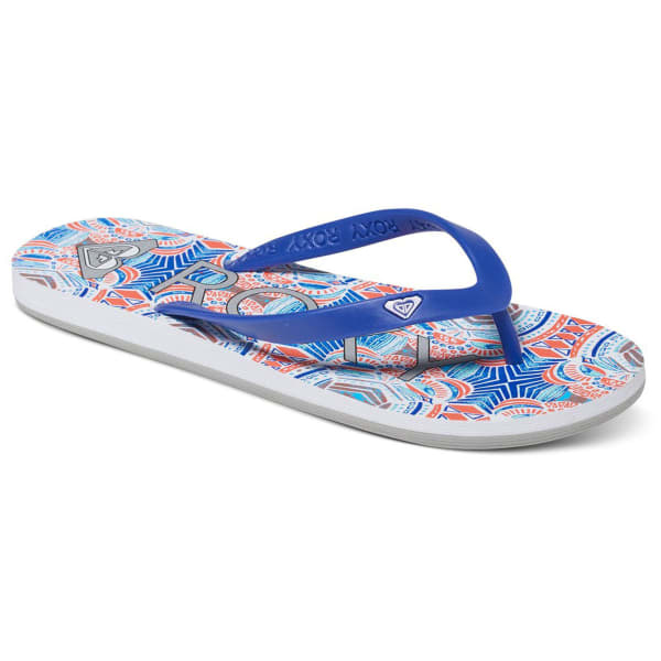 ROXY Women's Tahiti Flip-Flops, Red/Blue