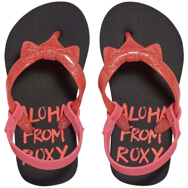 ROXY Toddler Girls' TW FiFi II Sandals, Black/Red