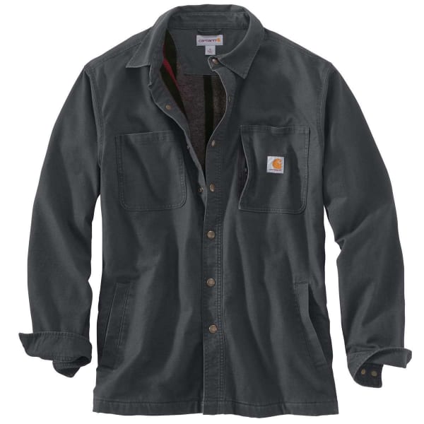 CARHARTT Men's Rugged Flex Rigby Fleece-Lined Shirt Jacket