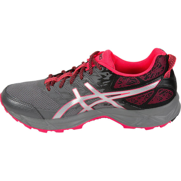 ASICS Women's GEL-Sonoma 3 Trail Running Shoes, Carbon/Silver/Diva Pink