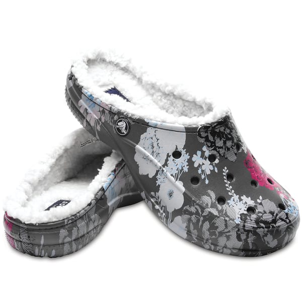 CROCS Women's Freesail Graphic Fuzz Lined Clogs