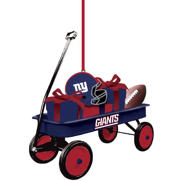 NEW YORK GIANTS Team Wagon Ornament