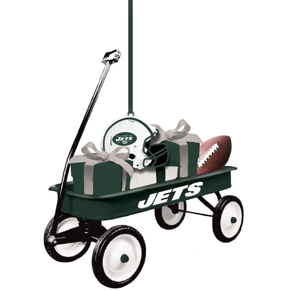 NEW YORK JETS Wagon Ornament