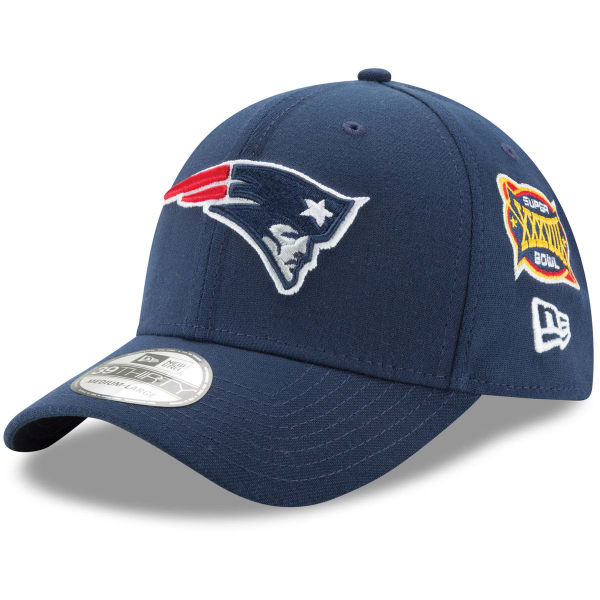 NEW ENGLAND PATRIOTS Men's 5X Super Bowl Champions 39Thirty FlexFit Cap