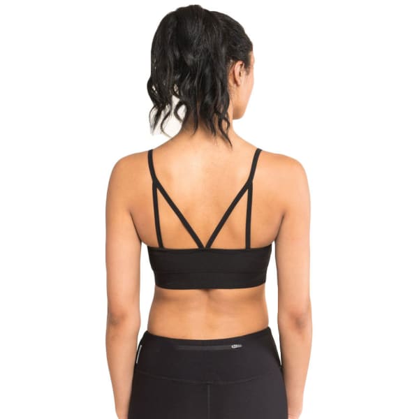 RBX Women's Poly/Spandex Sports Bra with Demi Cups