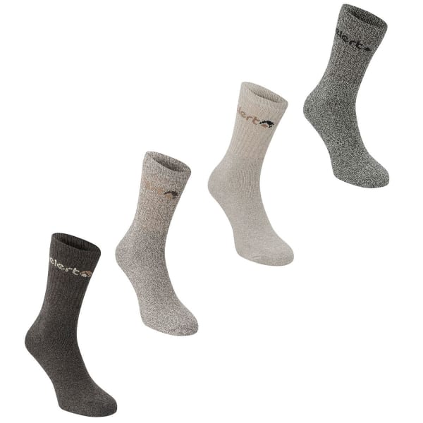 GELERT Men's Hiking Boot Socks, 4 Pack