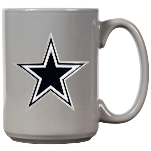 DALLAS COWBOYS 3D Metal Emblem Mug