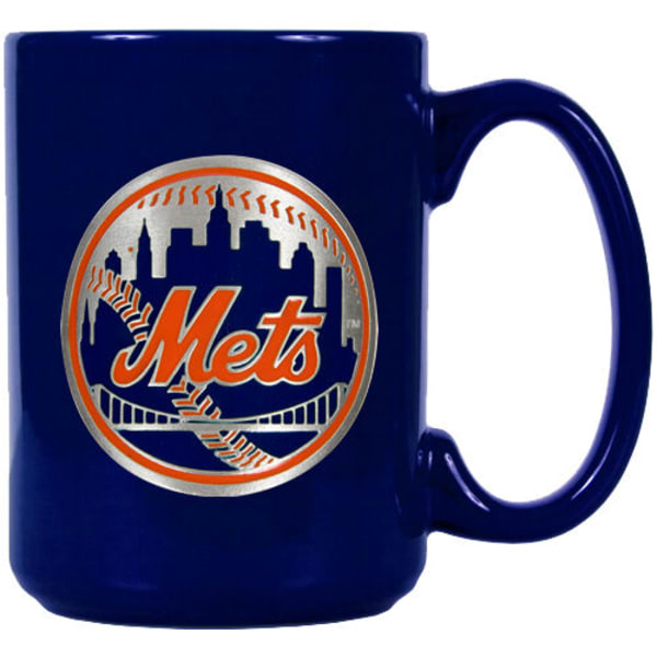 NEW YORK METS 3D Metal Emblem Mug