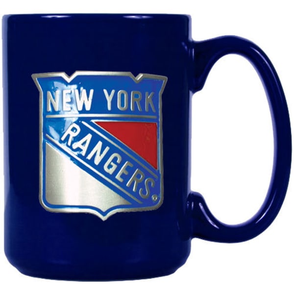 NEW YORK RANGERS 3D Metal Emblem Mug