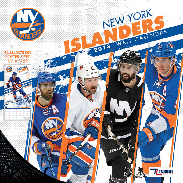 NEW YORK ISLANDERS 2018 Wall Calendar