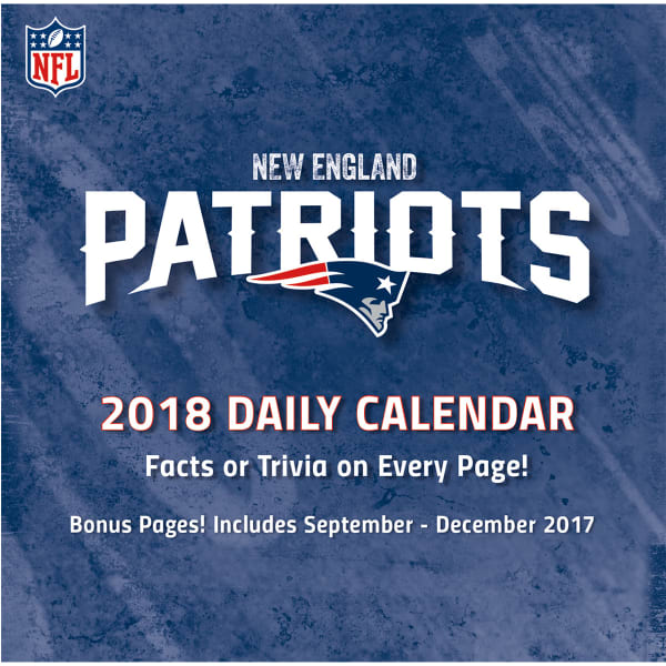 NEW ENGLAND PATRIOTS 2018 Daily Box Calendar