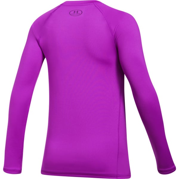 UNDER ARMOUR Girls' ColdGear Crew Neck Long-Sleeve Shirt