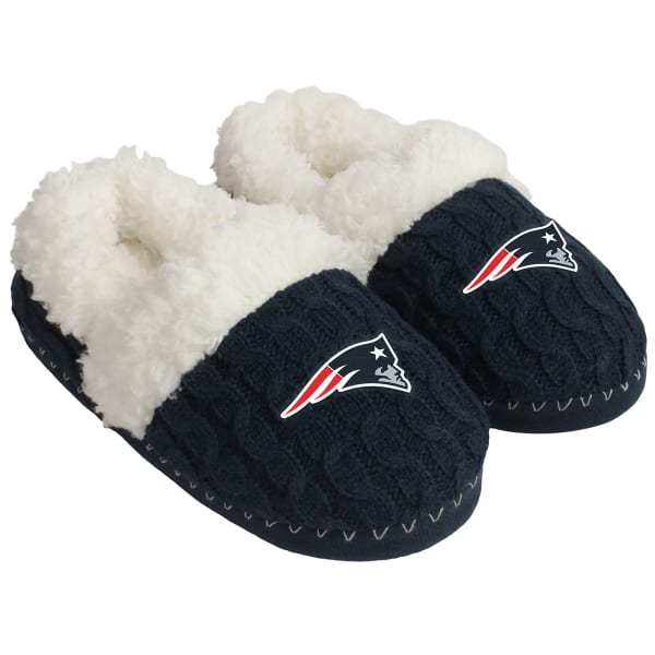 NEW ENGLAND PATRIOTS Women's Team Color Moccasin Slippers