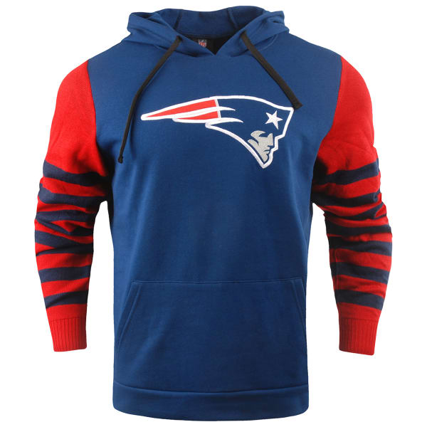 NEW ENGLAND PATRIOTS Men's Stripe Knit Sleeve Hoodie