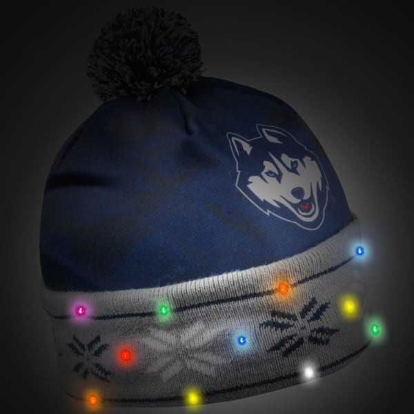 UCONN Big Logo Light Up Printed Beanie