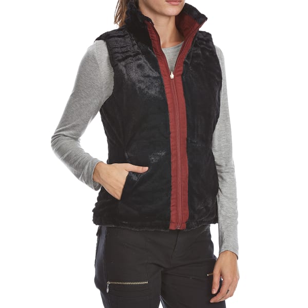 KC COLLECTIONS Women's Solid Reversible Vest