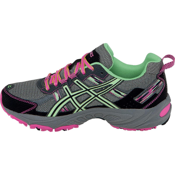 ASICS Women's GEL-Venture 5 Running Shoes, Titanium/Pistachio/Pink