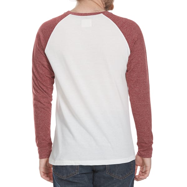 ALPHA BETA Guys' Raglan Crew Long-Sleeve Shirt