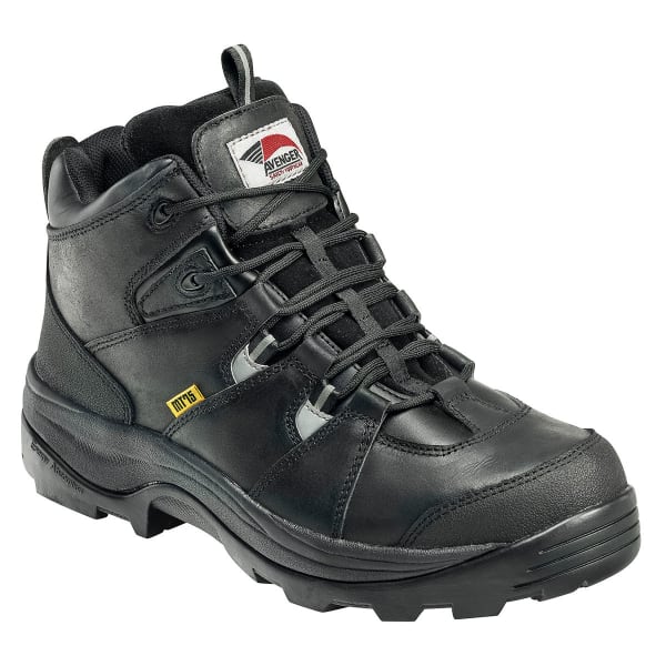 AVENGER Men's 7313 Leather Steel Safety Toe Work Boots, Medium Width