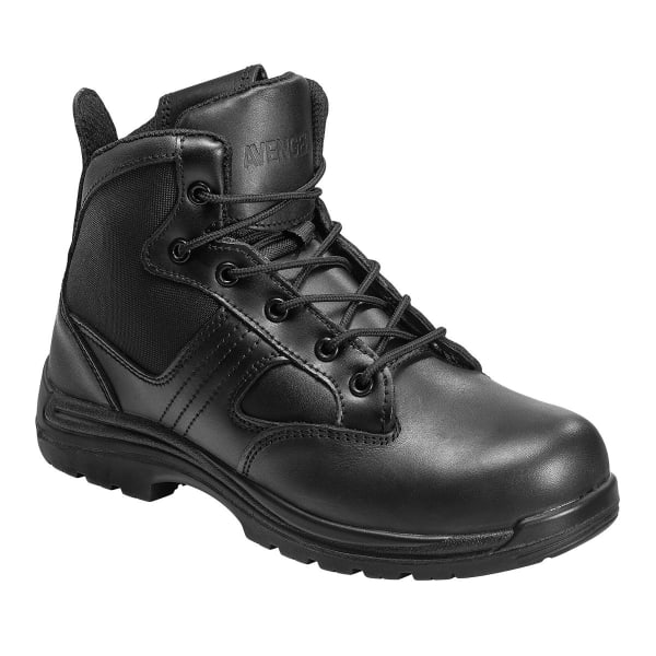 AVENGER Men's 7418 Leather and Nylon Comp Toe Work Boots, Black, Wide