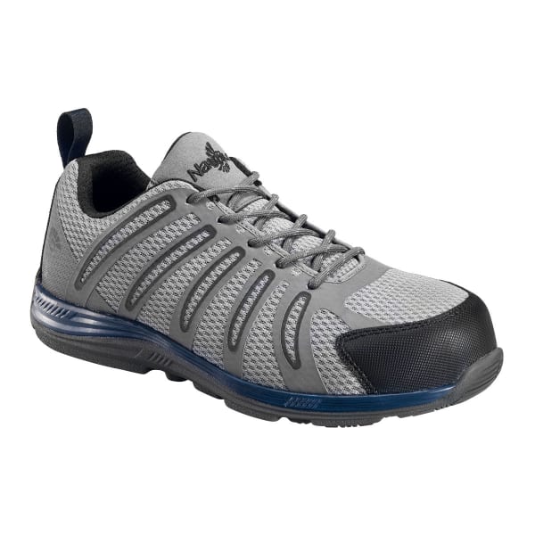 NAUTILUS Men's 1747 Comp Fiber Toe Safety Shoes, Grey, Medium Width