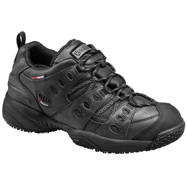 SKIDBUSTER Men's 5052 Waterproof Athletic Work Shoes, Black, Medium Width