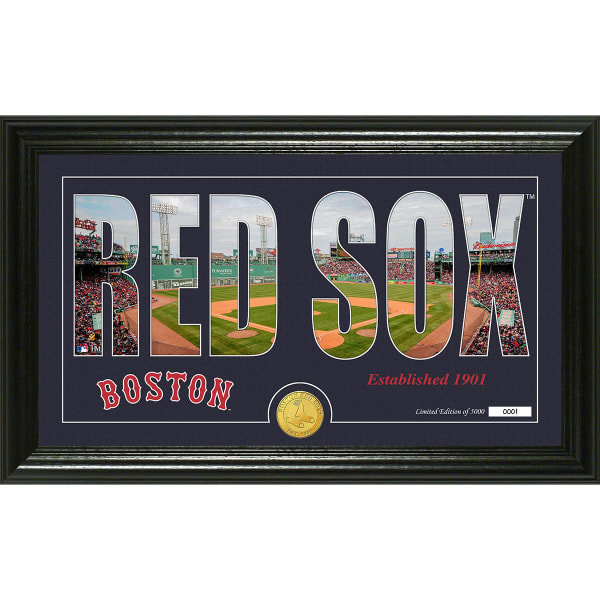 BOSTON RED SOX "Silhouette" Panoramic Bronze Coin Photo Mint