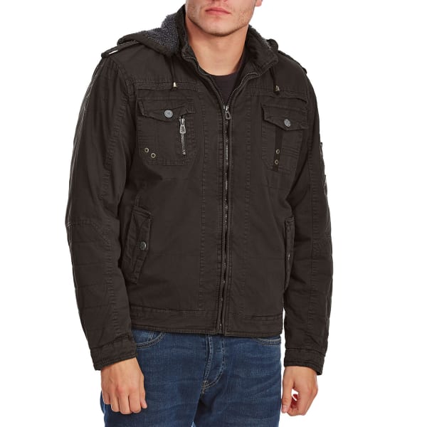 DISTORTION Guys' Chest Patch Pocket Twill Jacket