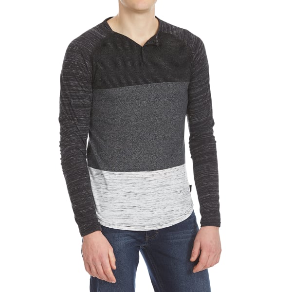 OCEAN CURRENT Guys' Rays Chest Stripe Long-Sleeve Henley