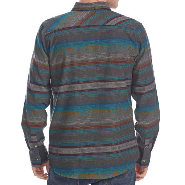 OCEAN CURRENT Guys' Hammock Stripe Flannel Long-Sleeve Shirt