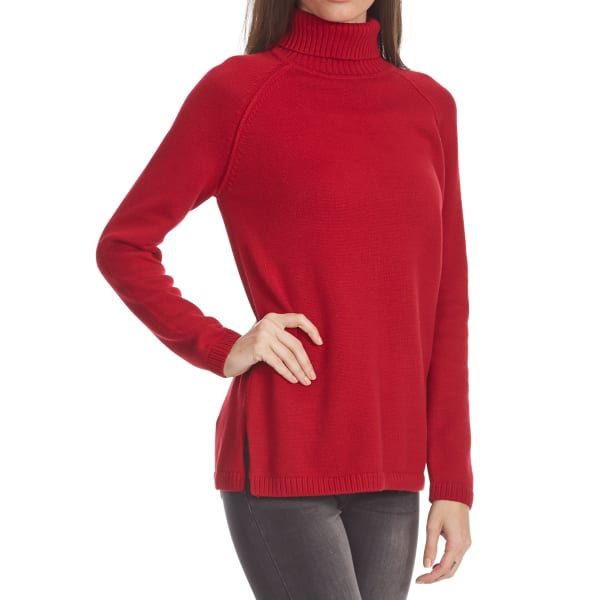 JEANNE PIERRE Women's Perfect Turtleneck Long-Sleeve Sweater - Bob’s Stores