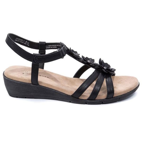 WEAR.EVER Women's Friendlier Sandals, Black