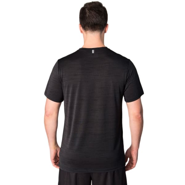 RBX Men's Fitted Heather Poly Jersey V-Neck Short-Sleeve Tee