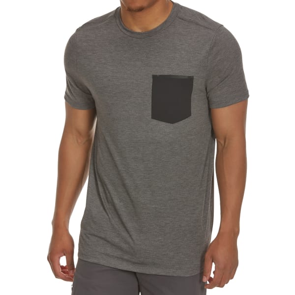 RBX Men's Tri-Blend Striated Short-Sleeve Tee with Bonded Pocket