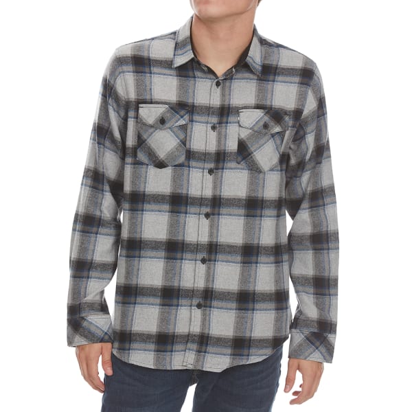 BURNSIDE Guys' Flannel Woven Long-Sleeve Shirt