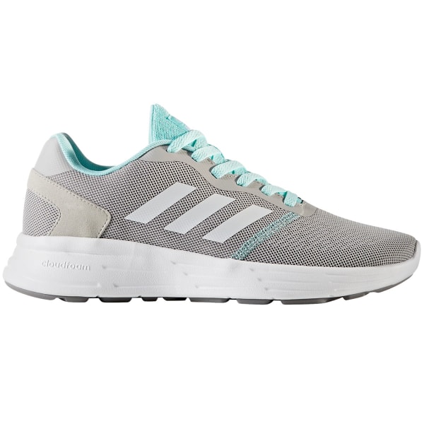 ADIDAS Women's Neo Cloudfoam Revolver Running Shoes, Grey/White/Aqua