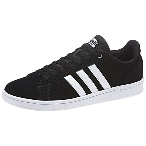 ADIDAS Men's Neo Cloudfoam Advantage Skate Shoes, Black/White/Silver