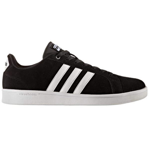 ADIDAS Men's Neo Cloudfoam Advantage Skate Shoes, Black/White/Silver