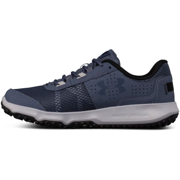 UNDER ARMOUR Men's UA Toccoa Trail Running Shoes, Apollo Grey/Overcast Grey/Black