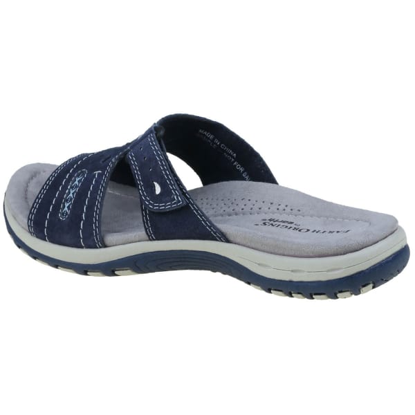 EARTH ORIGINS Women's Sizzle Slide Sandals, Navy