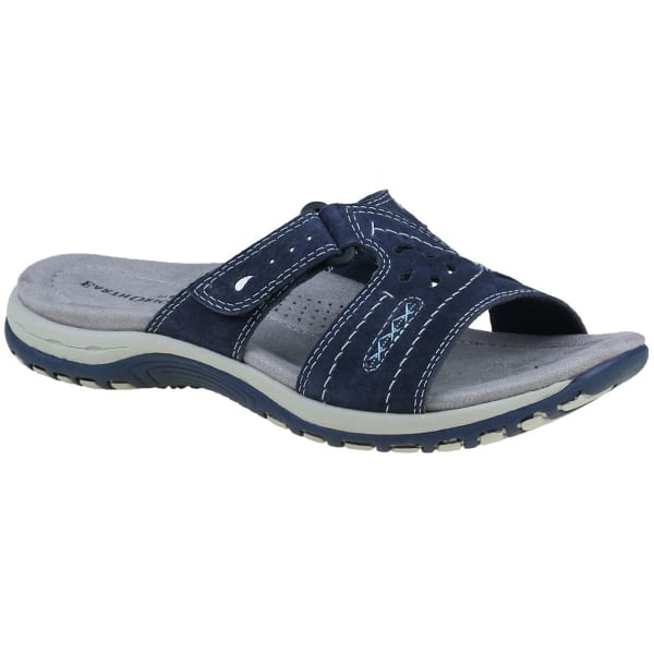 EARTH ORIGINS Women's Sizzle Slide Sandals, Navy