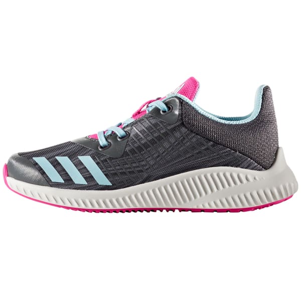 ADIDAS Girls' FortaRun K Running Shoes, Grey/Ice Blue