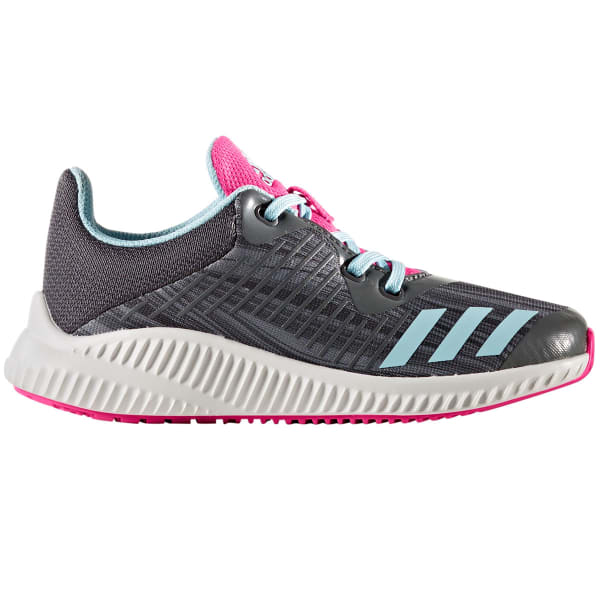 ADIDAS Girls' FortaRun K Running Shoes, Grey/Ice Blue