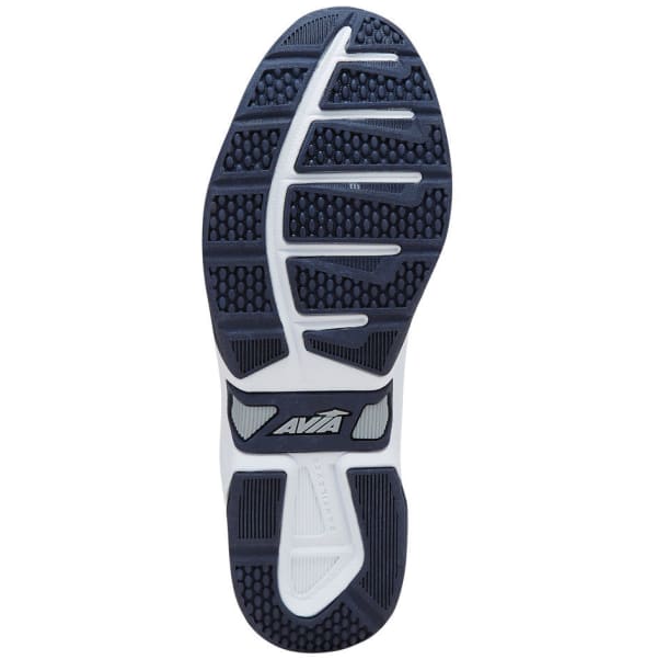 AVIA Men's Avi-Rival Walking Shoes, White/True Navy/Chrome Silver